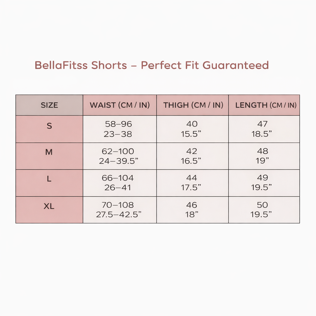 BellaFitss Sculptura 3D Shorts