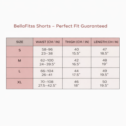 BellaFitss Sculptura 3D Shorts